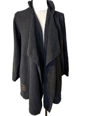 Peace LoveWorld Jacket XS Black Hoodie Washable Cozy Ultra Soft Women's